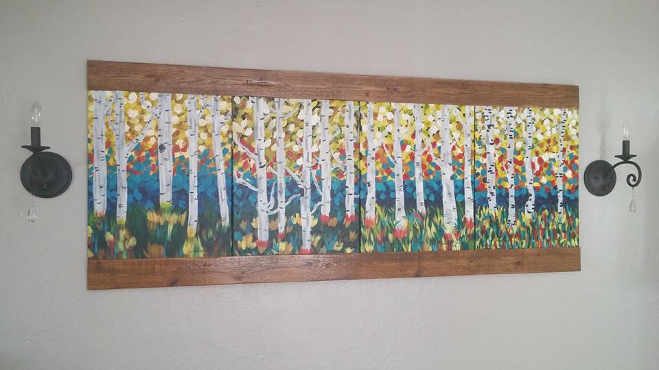 Creative Way to Hang Your Paintings